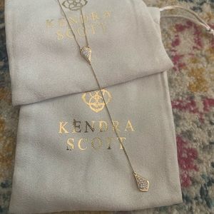 Kendra Scott Lillian Lariat necklace 14k gold